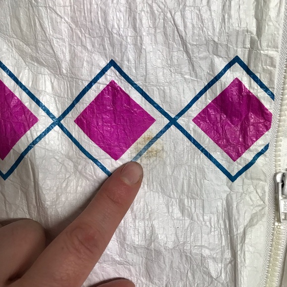 [Vintage] 1988 Tyvek Running Race Jacket Sz. L - Picture 8 of 8